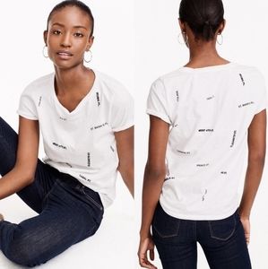 J. Crew New York Street Signs Tee